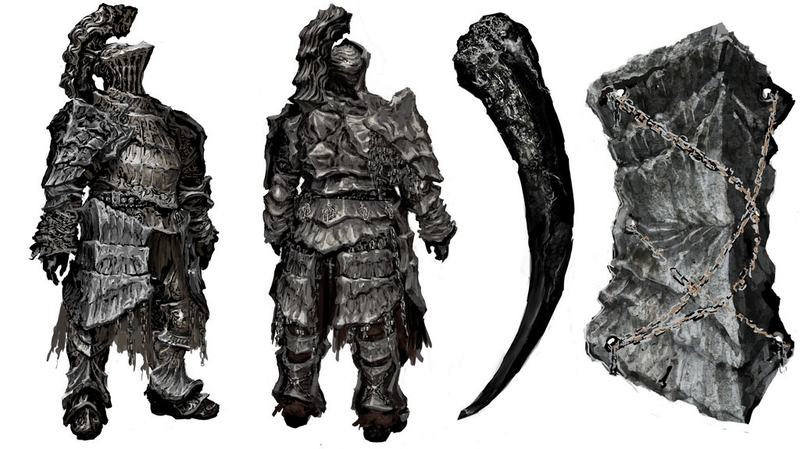 Illustration for article titled You may not Survive This Dark Souls Concept Art